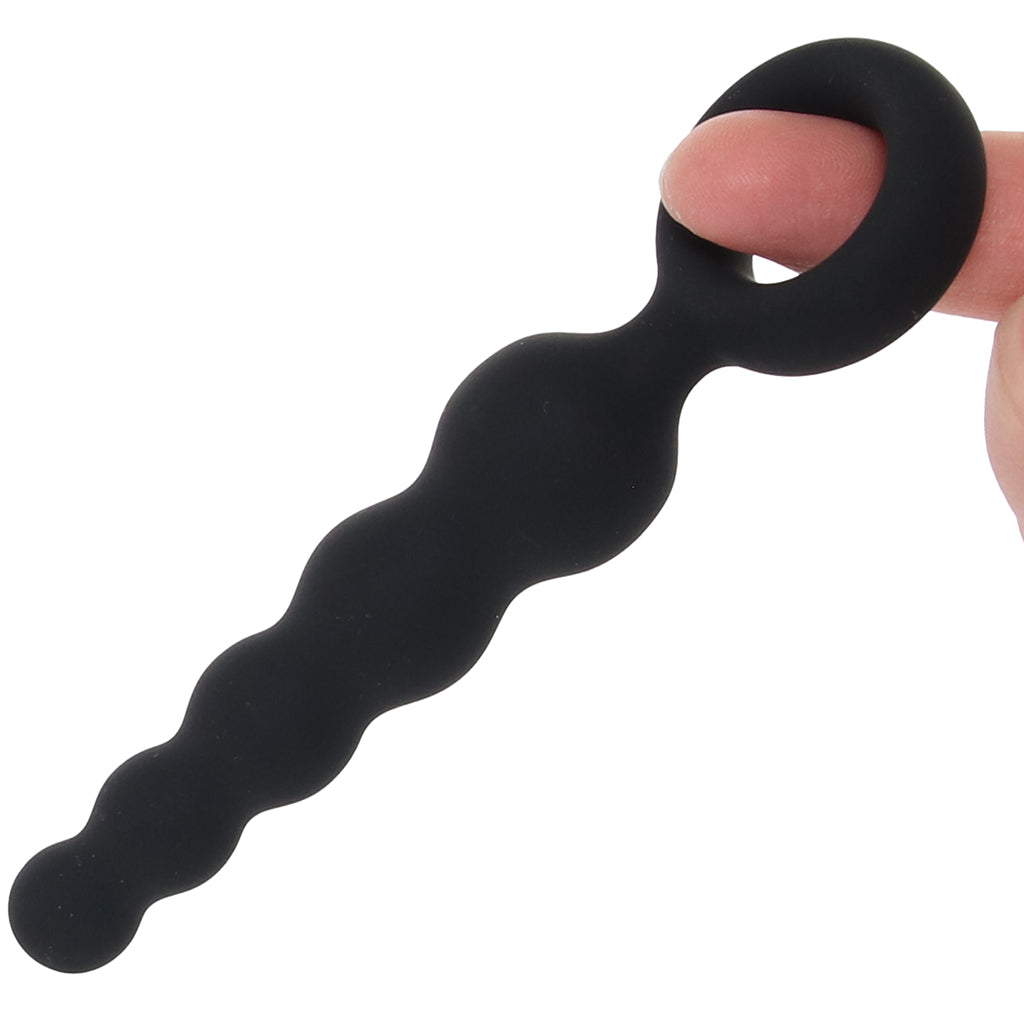 Renegade Slip Beaded Butt Plug Anal Sex Toys > Butt Plugs