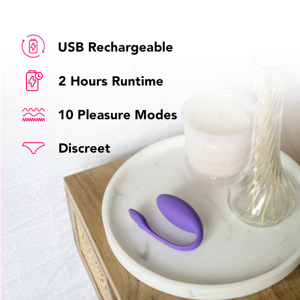 WeVibe Jive Lite Wearable Vibe in Purple Vibrators > G-Spot Vibrators