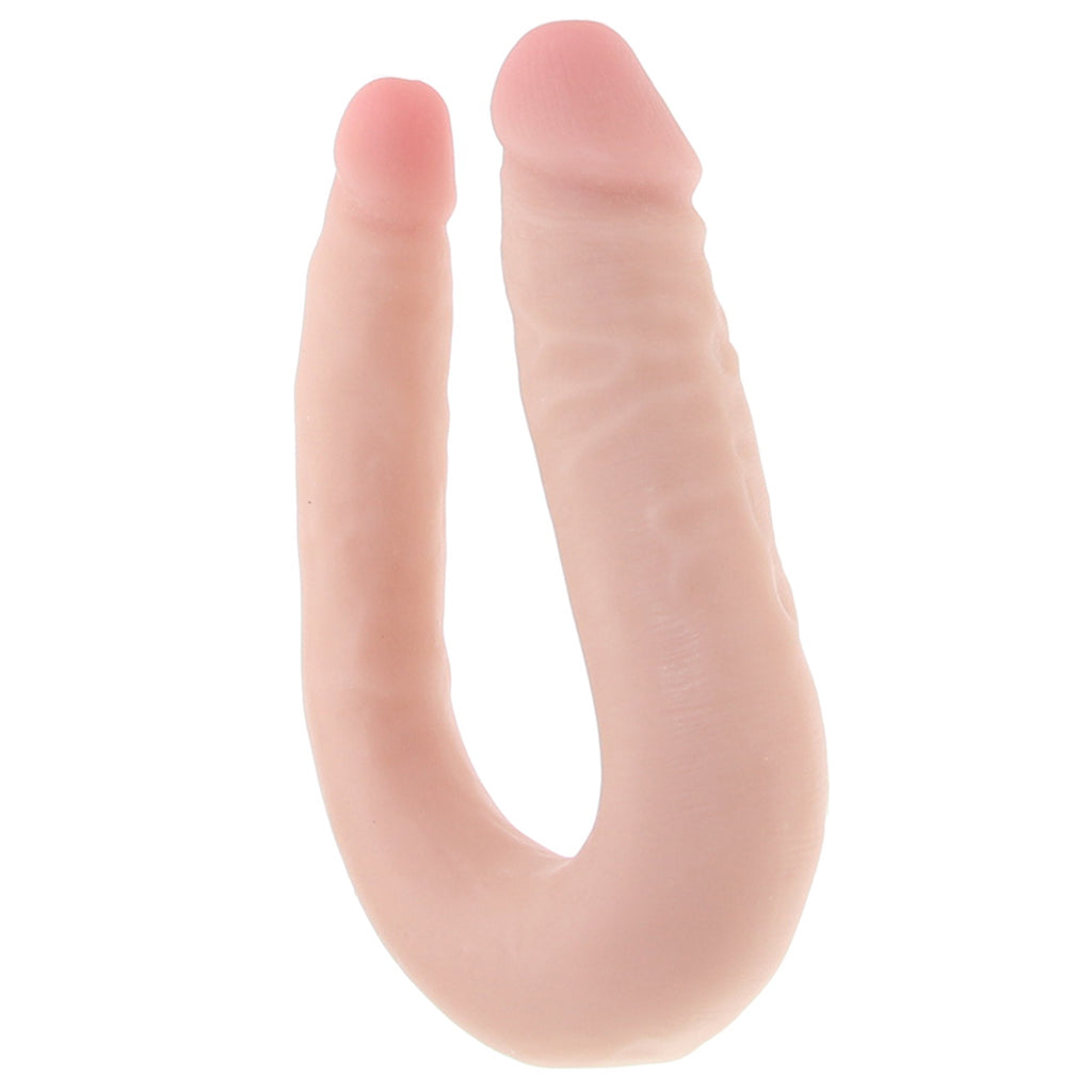 Dr. Skin Mini 12 Inch Double Dildo in Vanilla Dildo Sex Toys > Double Ended Dildos