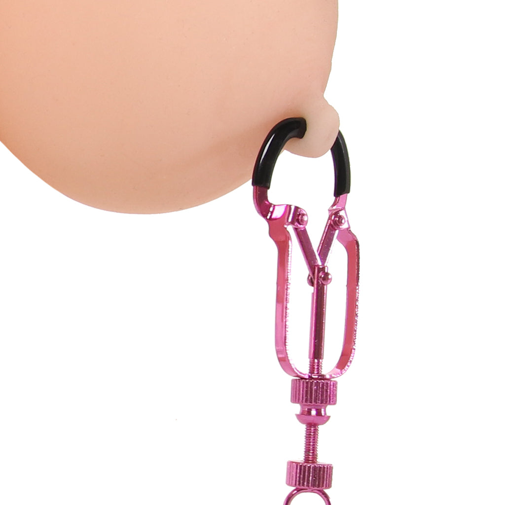 Ouch! Helix Nipple Clamps in Pink Bondage and Fetish > Nipple Stimulators & Clamps