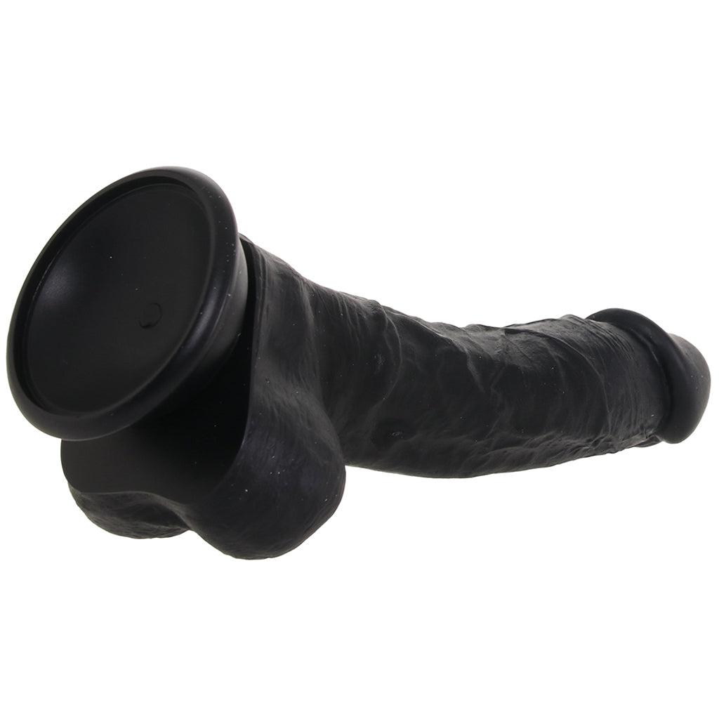 Large Silicone Colours Dildo in Black Dildo Sex Toys > Large Dildos