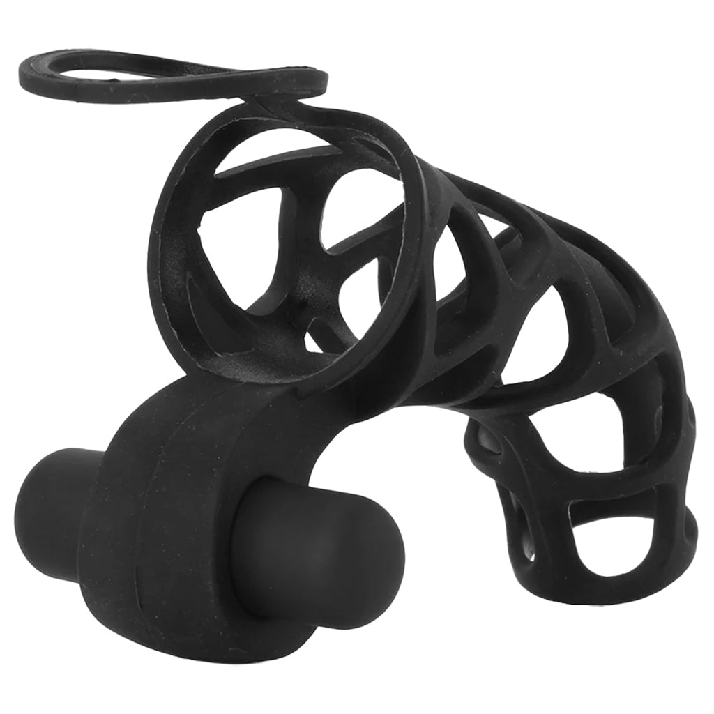 Extreme Silicone Power Cage in Black Bondage and Fetish > Cock and Ball Devices