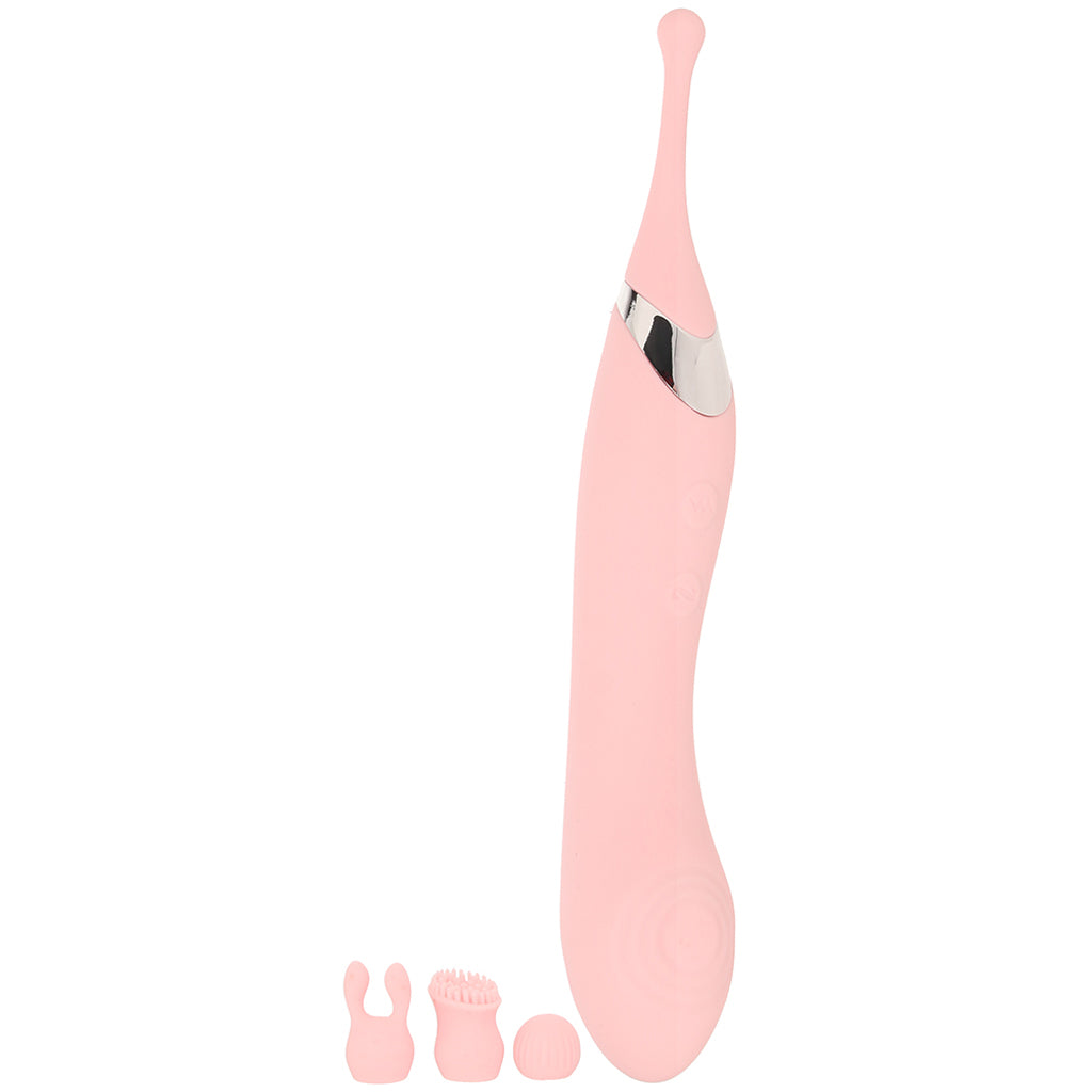 Clit-Tastic Double Sided Teaser with Attachments Vibrators > G-Spot Vibrators