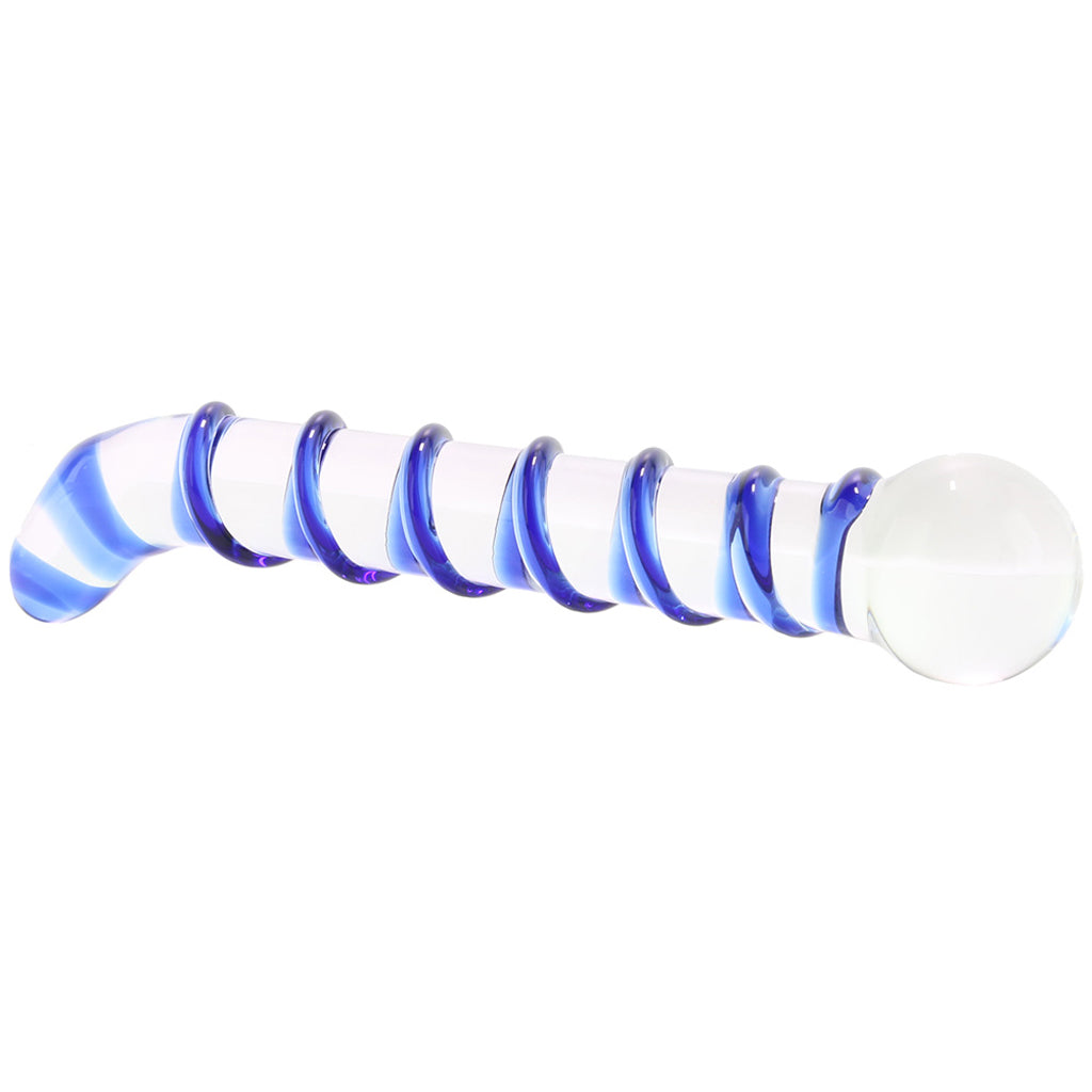 gläs Mr. Swirly 6.5 Inch G-Spot Glass Dildo Dildo Sex Toys > Pyrex Glass Dildos