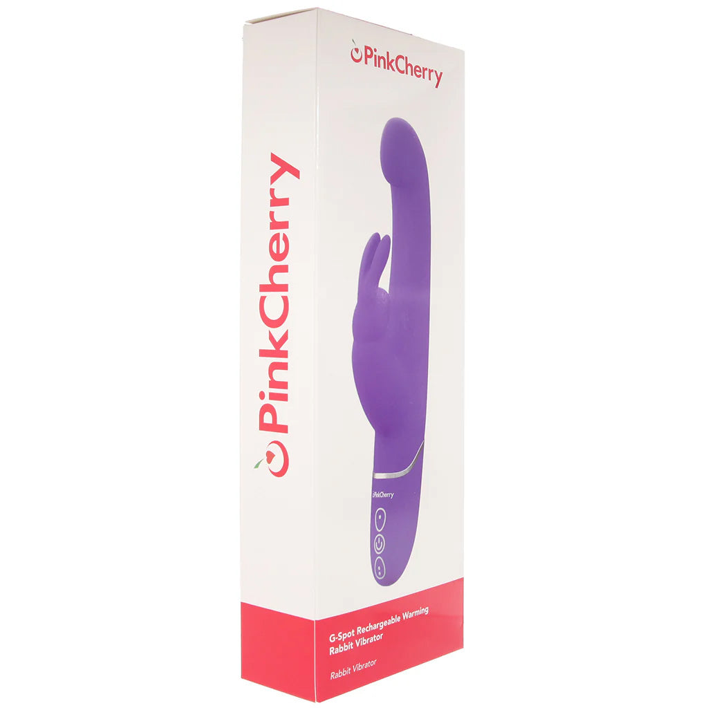 PinkCherry Warming G-Spot Rabbit Vibe in Purple Vibrators > Rabbit Vibrators
