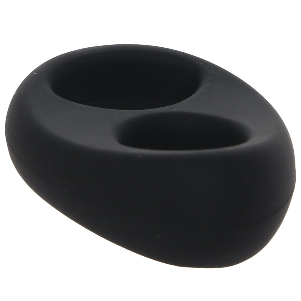 Rock Solid The Code C-Ring and Bandana Set in Black Cock Rings