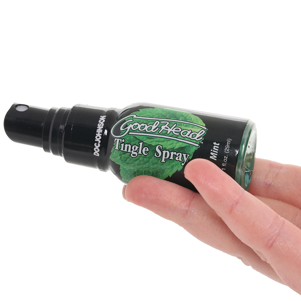 GoodHead Mint Tingle Spray in 1oz/29ml Lubes and Lotions > Flavored Sex Lubes