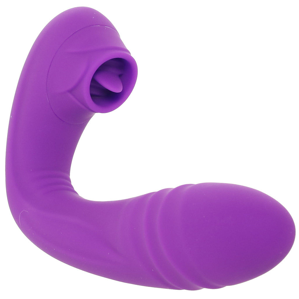 BodyWand G-Play Squirt Master Thrusting & Licking Vibe Vibrators > Rabbit Vibrators