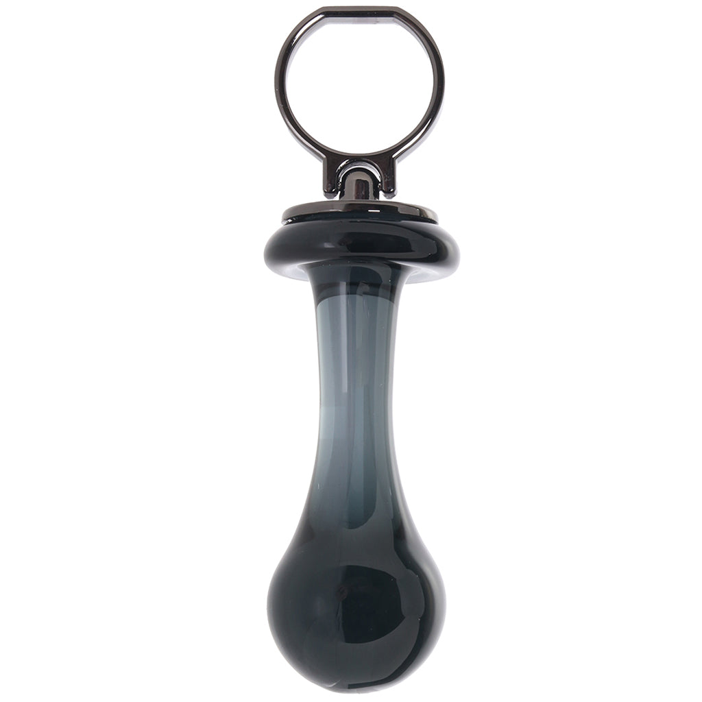 Gender X Blow Pop Glass Plug in Black Anal Sex Toys > Butt Plugs