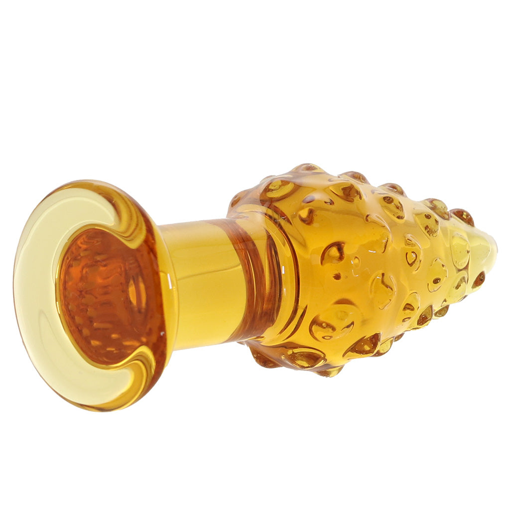 gläs Cornstar 4 Inch Glass Butt Plug Anal Sex Toys > Butt Plugs