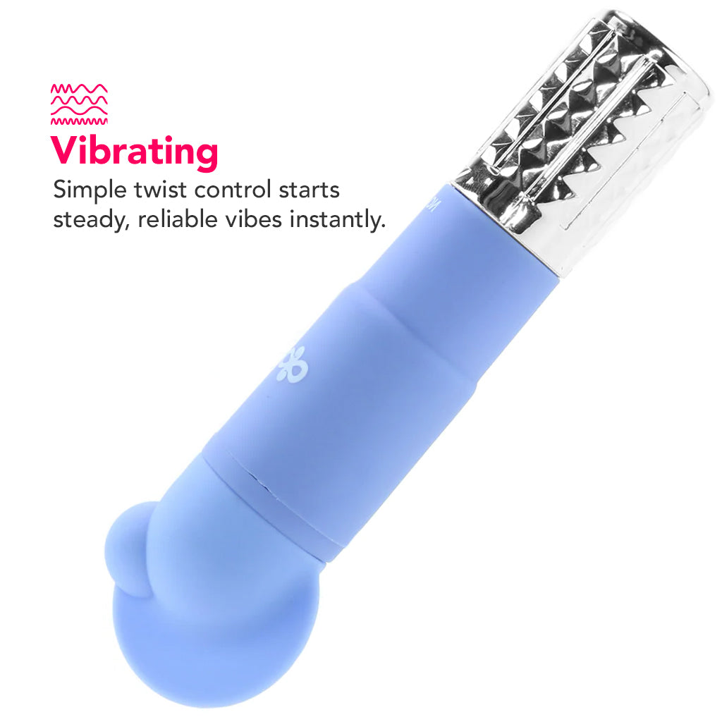 Rosé Revitalize Pocket Massage Vibe Kit in Periwinkle Vibrators > Clitoral Stimulators