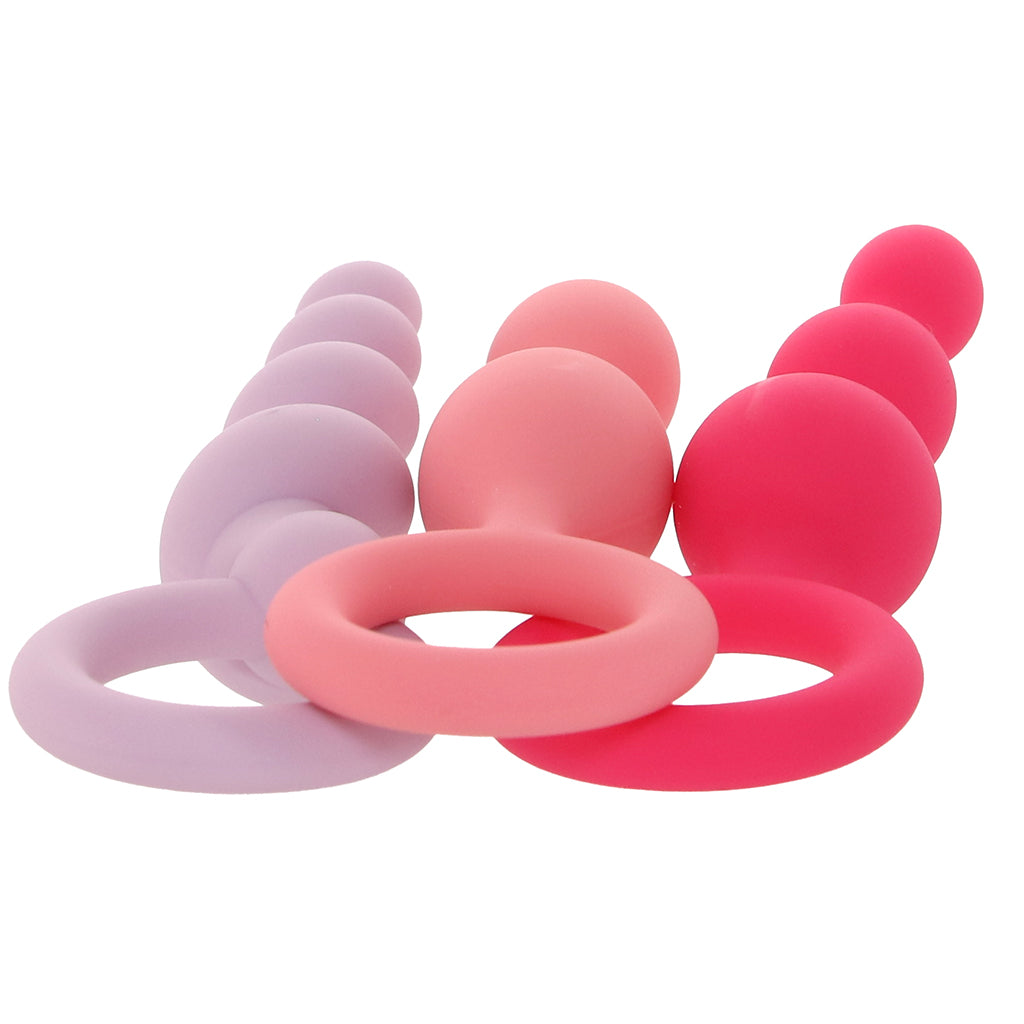 Satisfyer Plugs Silicone 3 Piece Set in Multi-Coloured Anal Sex Toys > Butt Plugs