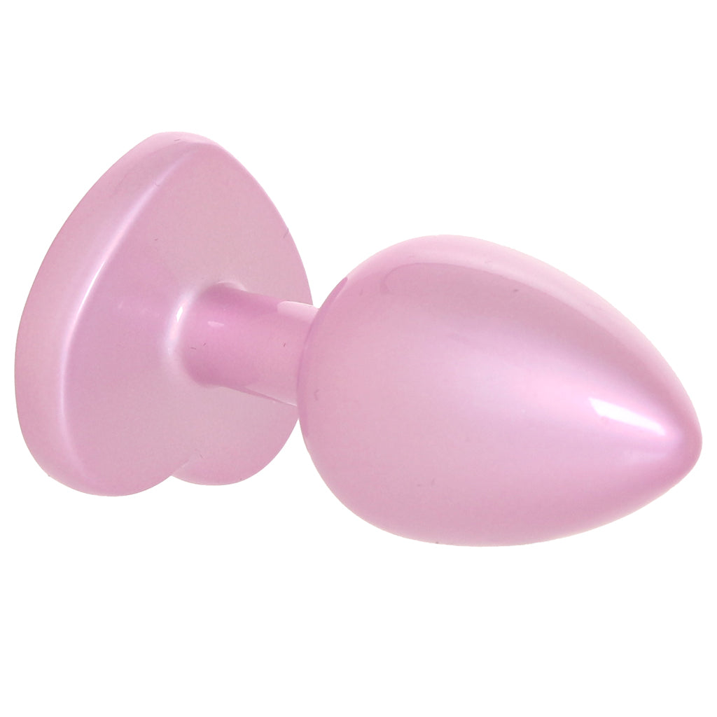 Booty Bling Pink Metal Jewelled Butt Plug in Small Anal Sex Toys > Butt Plugs