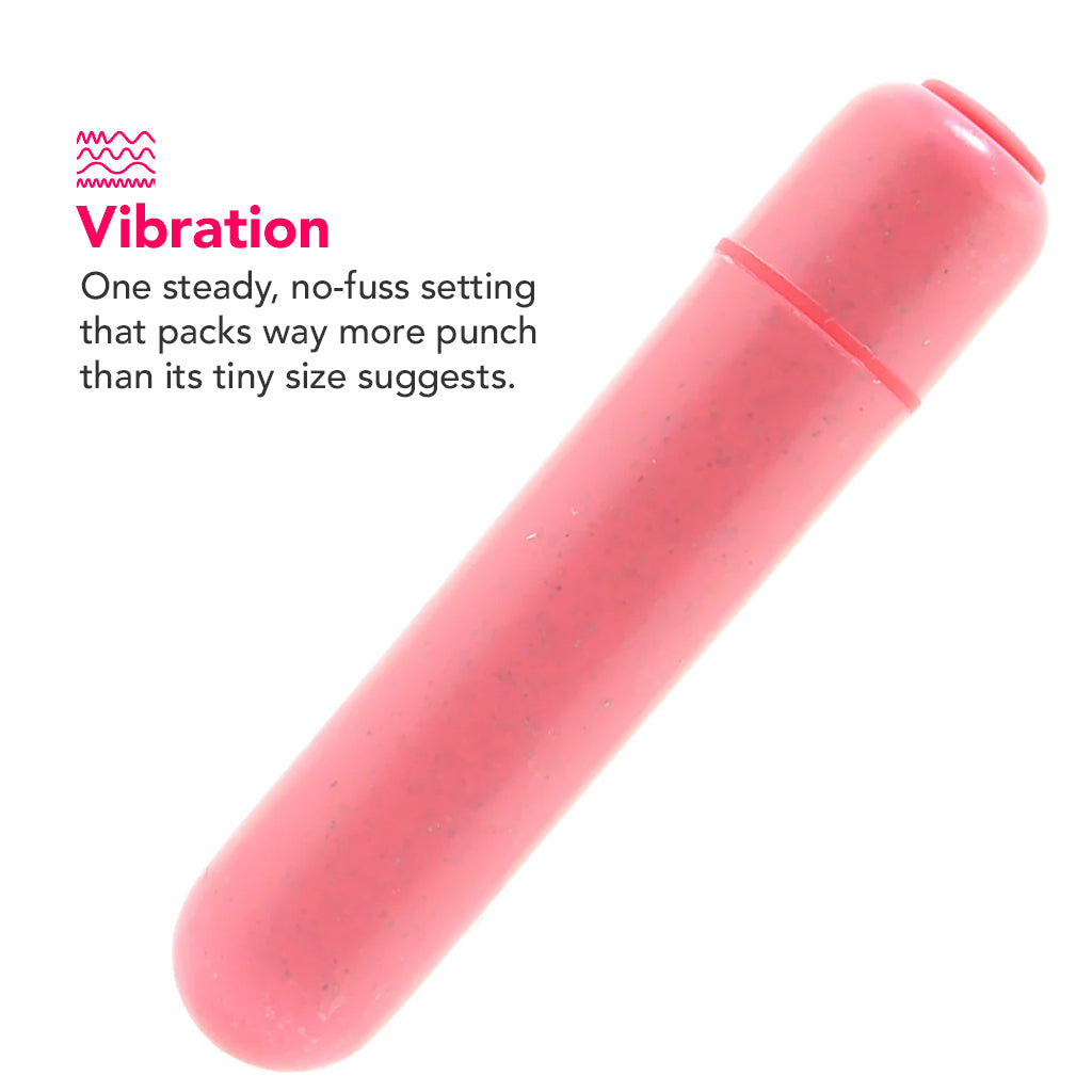 Gaia BioFeel Biodegradable Bullet Vibe in Coral Vibrators > Bullet and Egg Vibrators