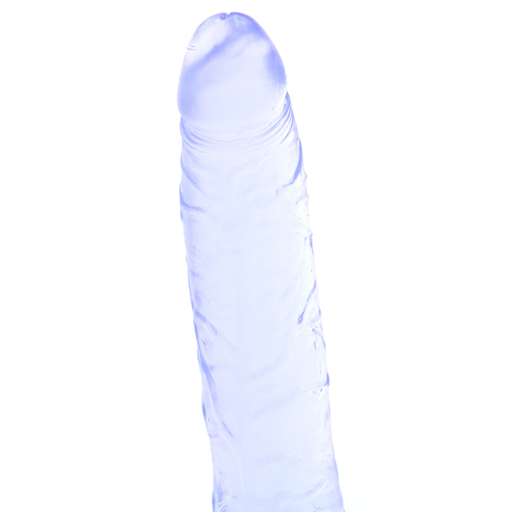 Basix Slim 7 Inch Dildo in Clear Dildo Sex Toys > Realistic Dildos