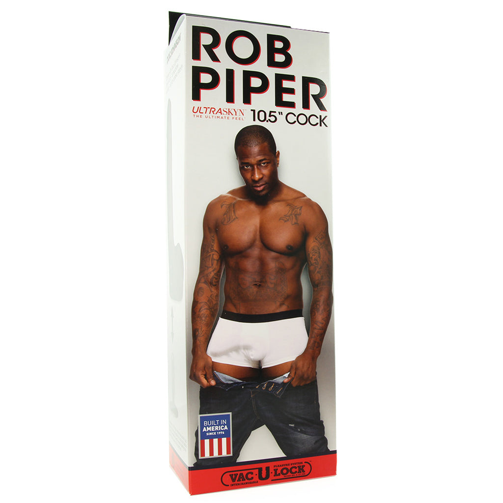 Rob Piper 10.5 Inch ULTRASKYN Cock in Chocolate Dildo Sex Toys > Large Dildos
