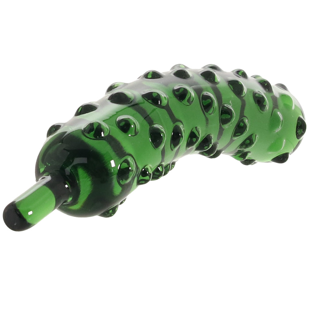 gläs Caressing Cucumber Glass Dildo Dildo Sex Toys > G-Spot Dildos