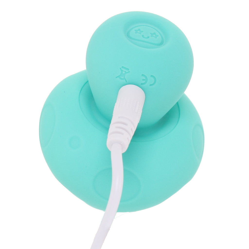 Mochi Silicone Mushroom Mini Vibe in Teal Vibrators > Clitoral Stimulators