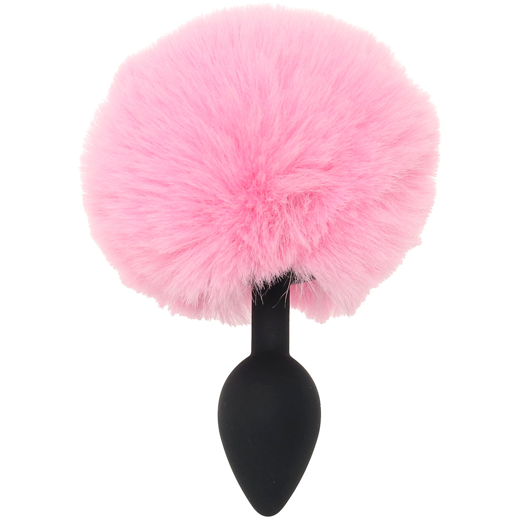 Tailz Fluffy Bunny Tail Silicone Plug in Pink Anal Sex Toys > Butt Plugs