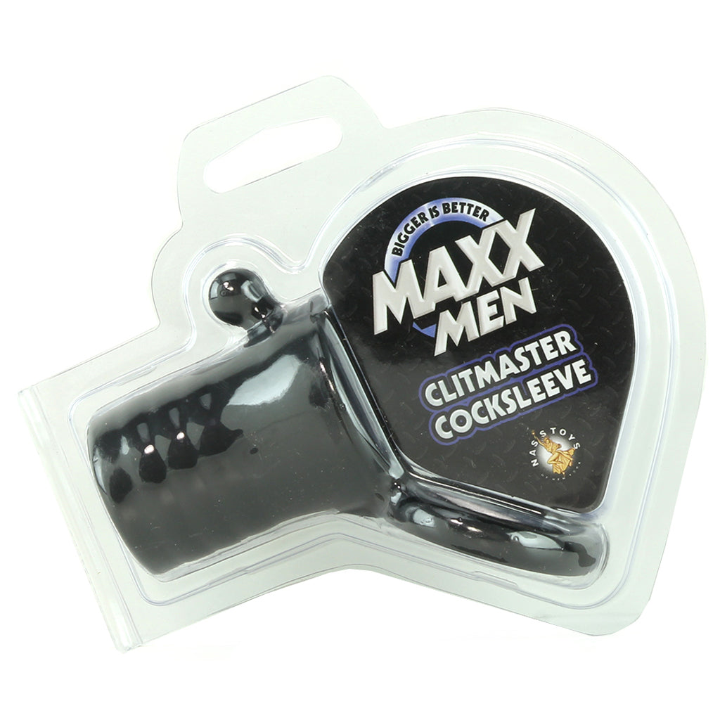 Maxx Men Clitmaster Cocksleeve in Black Male Enhancement > Extenders and Sleeves
