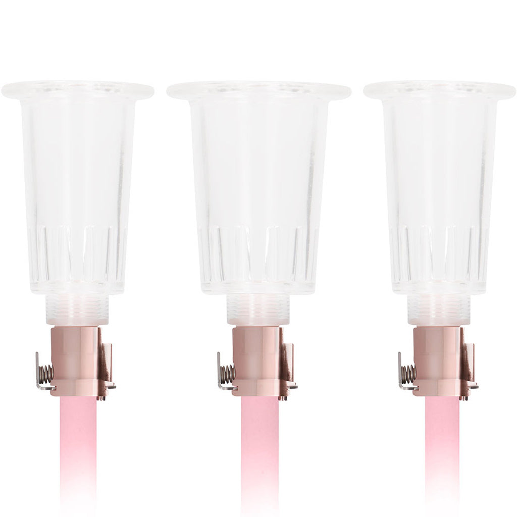 Pumped Rose Gold Clitoral & Nipple Pump Set in Large Bondage and Fetish > Nipple Stimulators & Clamps