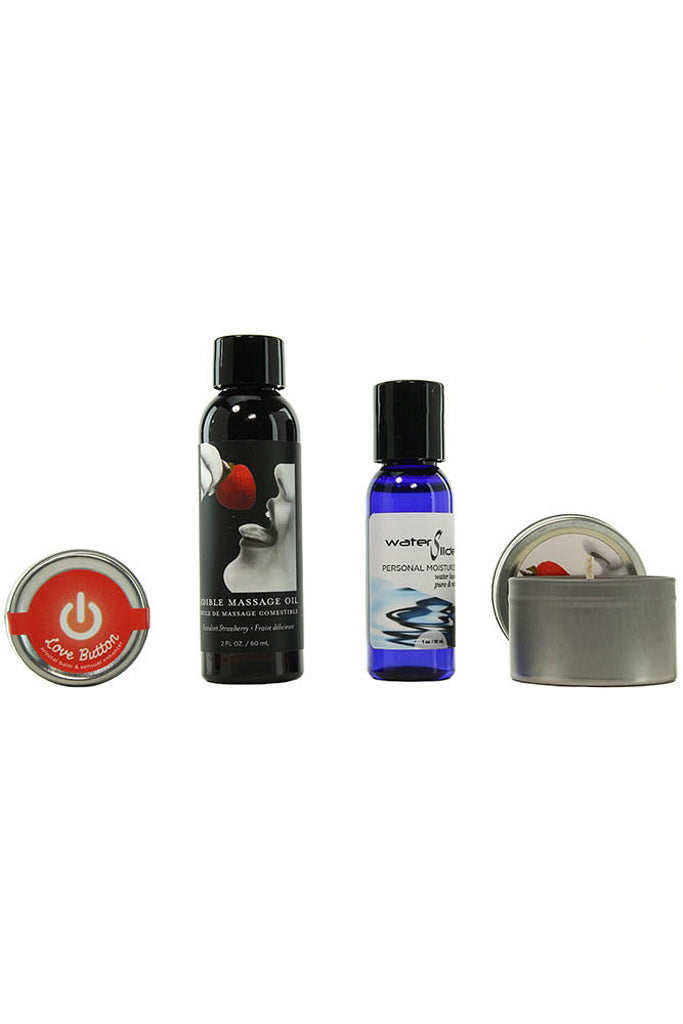 Hemp Seed Tasty Travel Set in Strawberry Sensual Love > Massage