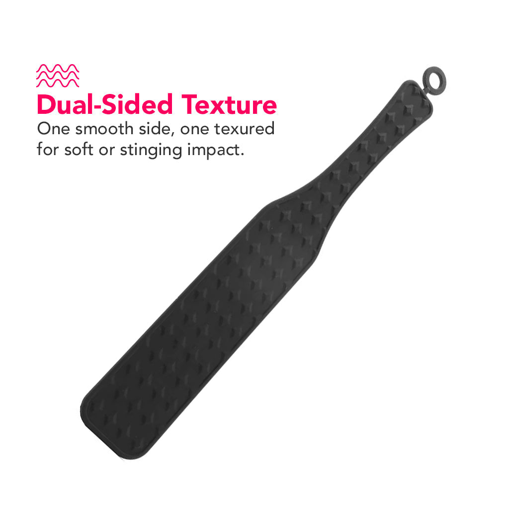 Ouch! Diamond Textured Silicone Paddle Bondage and Fetish > Whips and Crops