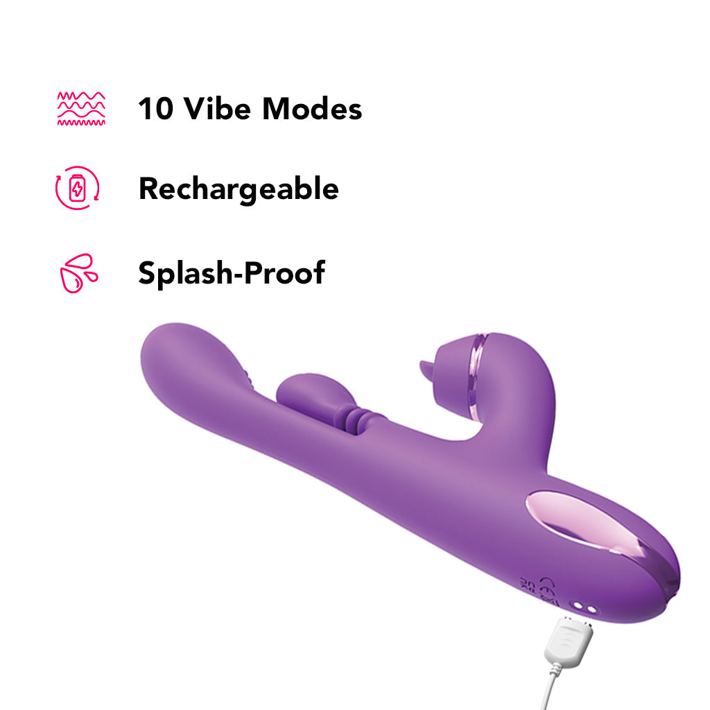 Fantasy For Her intiMotion Pulse Pro Vibe Vibrators > Rabbit Vibrators