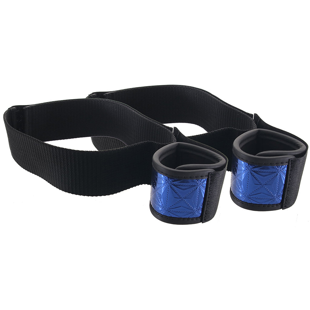 WhipSmart Diamond Wrist To Thigh Cuffs in Blue Bondage and Fetish > Wrist and Ankle Cuffs