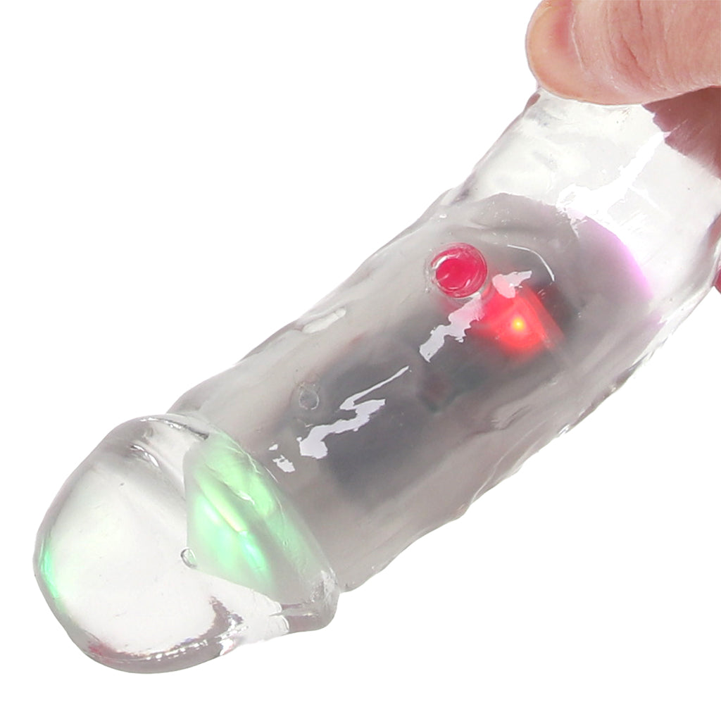 RealRock 7 Inch Light Up Vibrating Dildo Vibrators > Realistic Vibrator Dildos