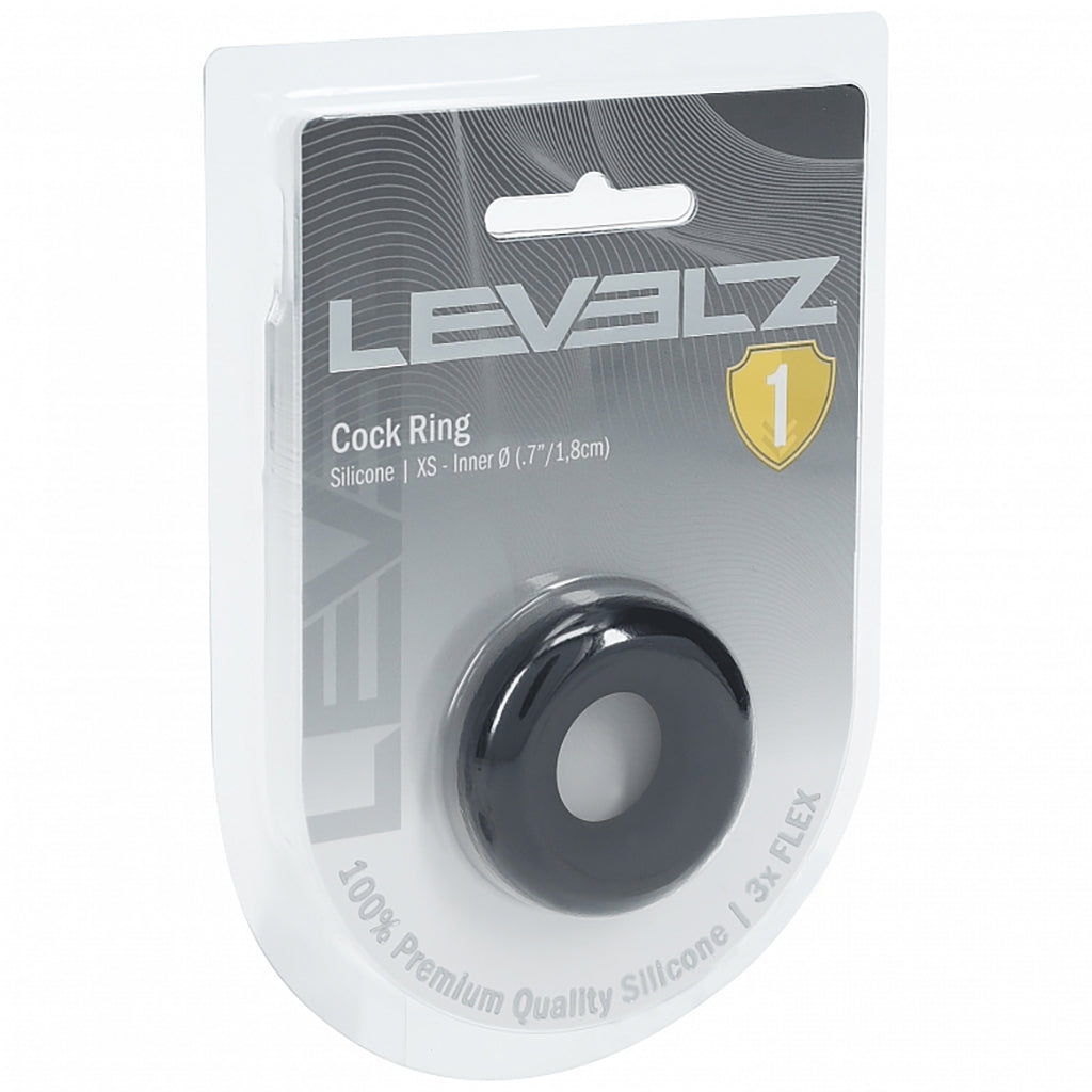 LEVELZ Silicone XS Cock Ring in .7"/1.8cm Cock Rings