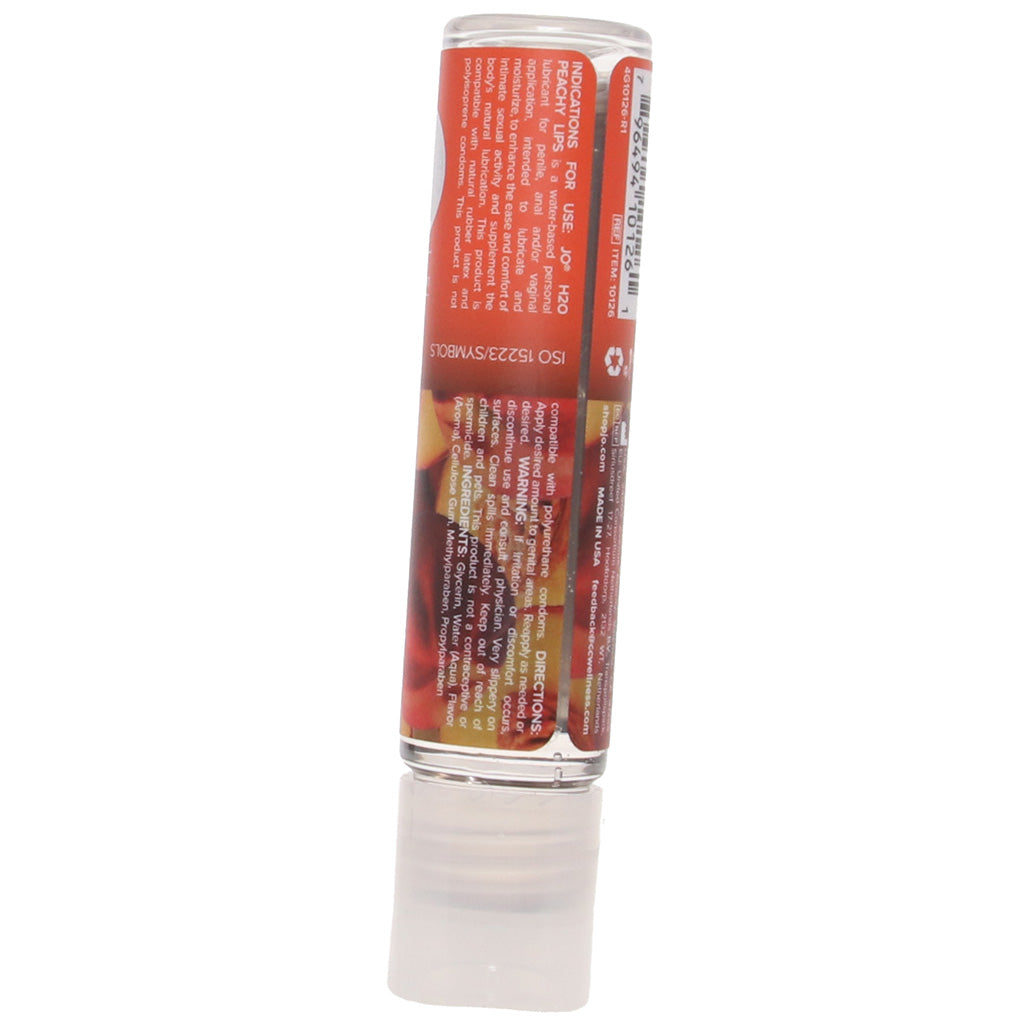 H2O Flavored Lube 1oz/30ml in Peachy Lips Lubes and Lotions > Flavored Sex Lubes