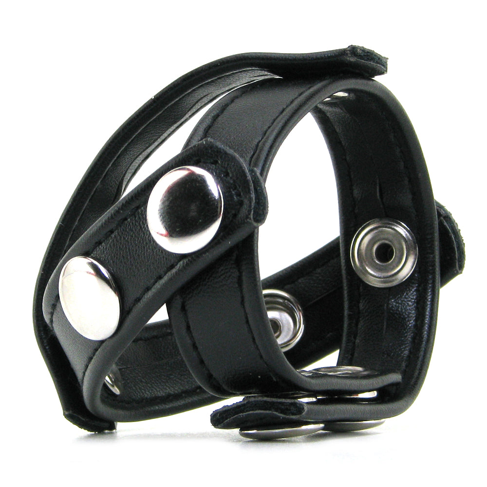 Blue Line T-Style Cock Ring with Ball Divider Bondage and Fetish > Cock and Ball Devices