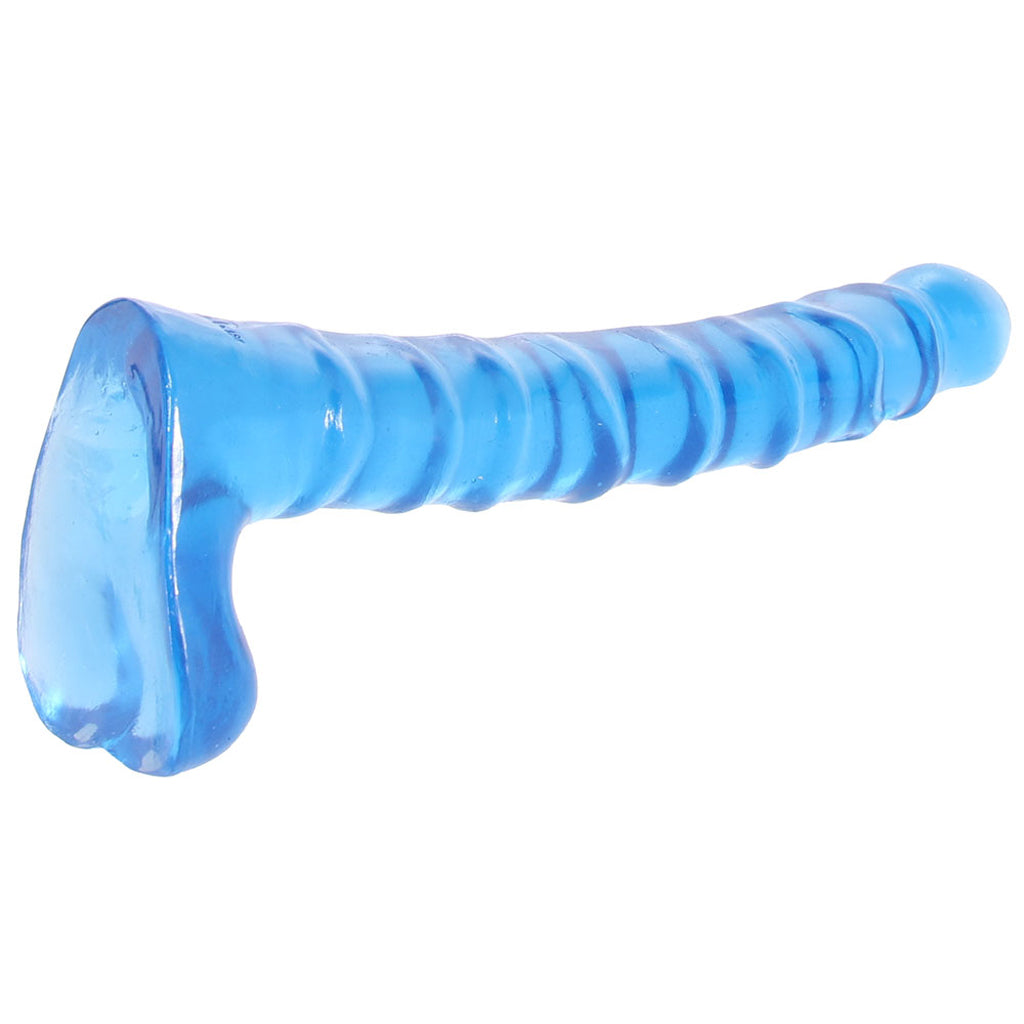Raging Hard-Ons Slimline 9 Inch Ballsy in Blue Dildo Sex Toys > Anal Dildos