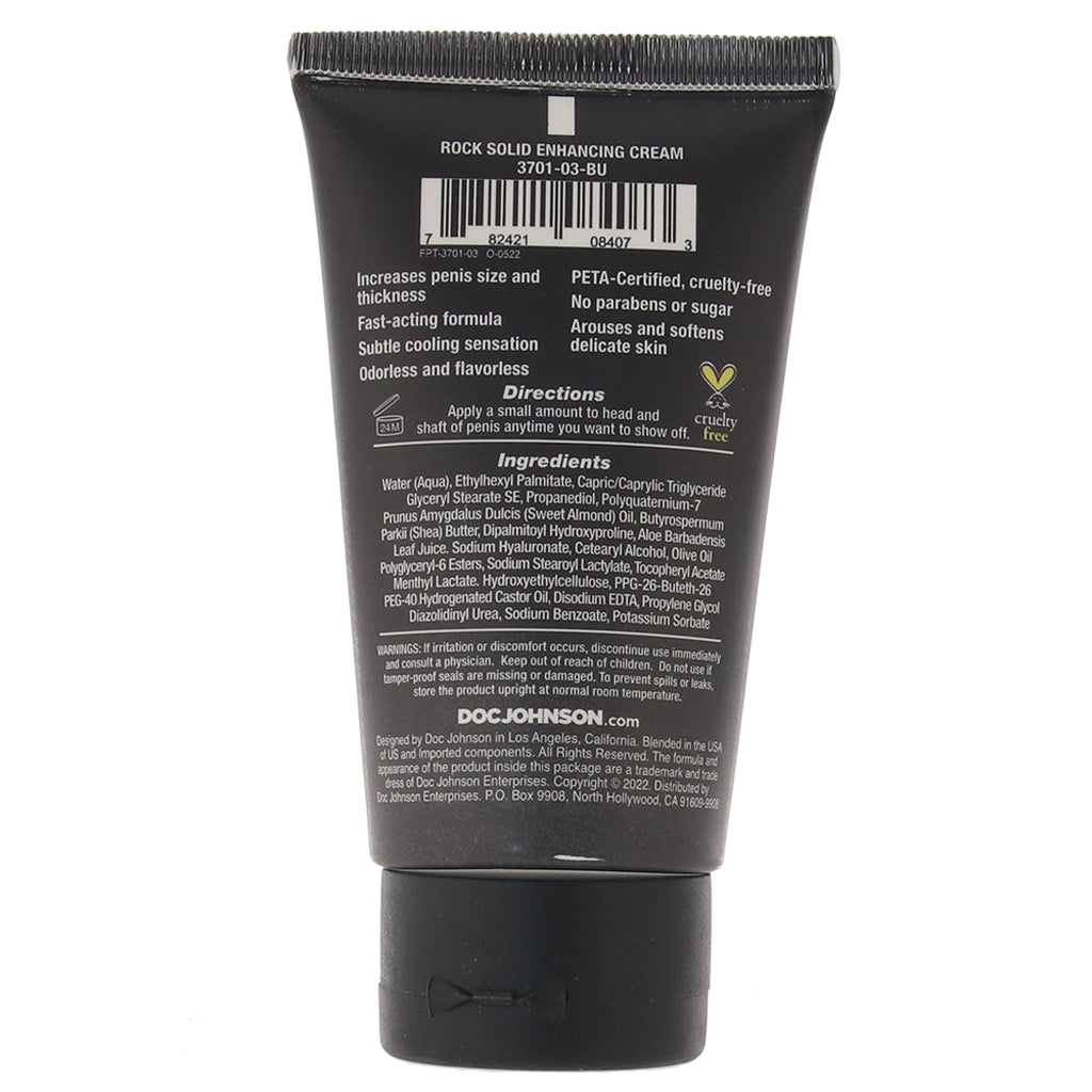 Rock Solid Enhancing Cream in 2oz Lubes and Lotions > Sexual Stimulants