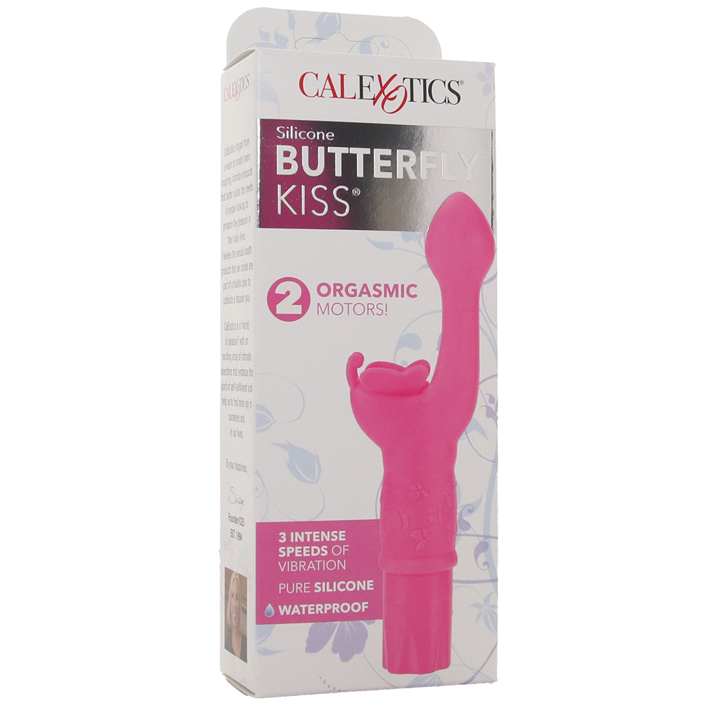 Silicone Butterfly Kiss Vibe in Pink Vibrators > G-Spot Vibrators