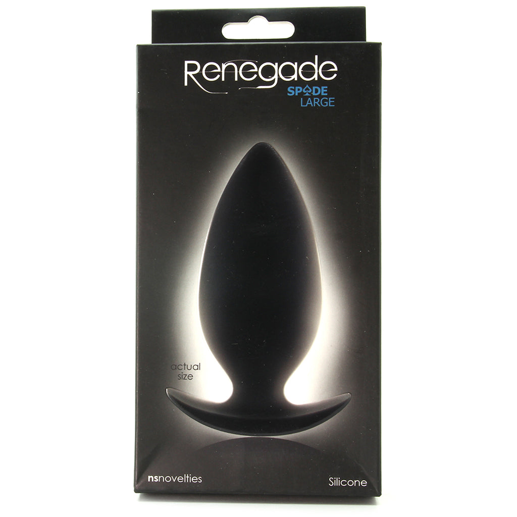 Renegade Spade Plug in Large Anal Sex Toys > Butt Plugs