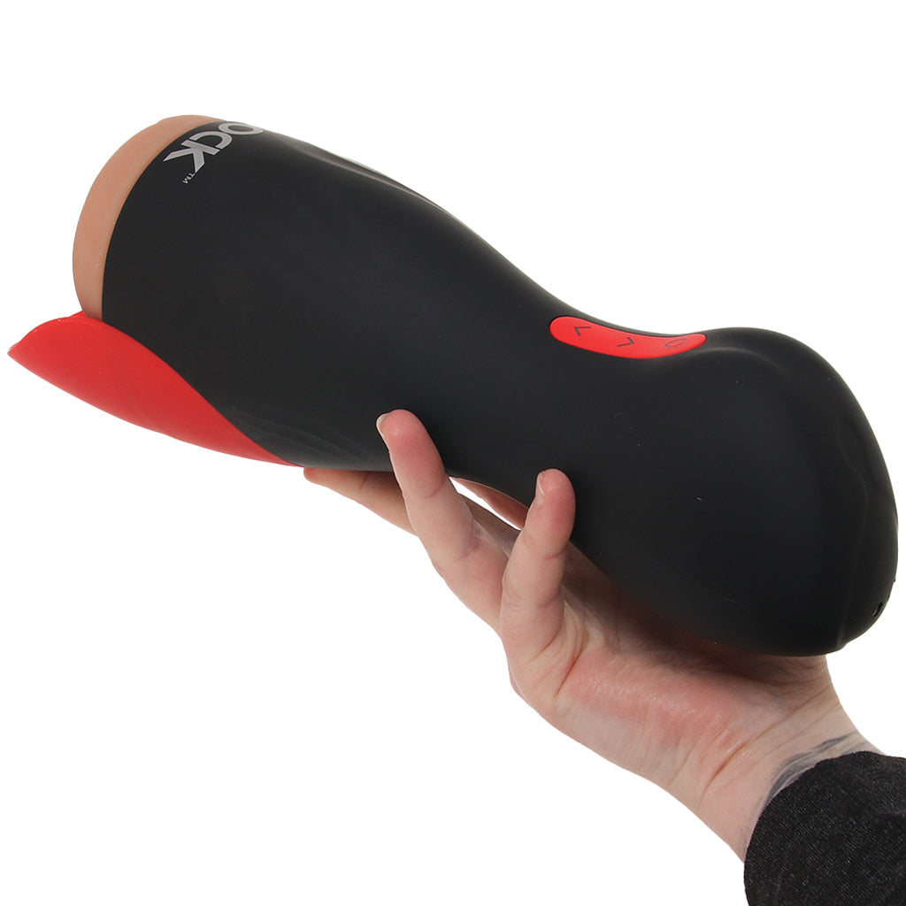 Jock Sucking & Vibrating Pussy Masturbator Male Masturbators > Pocket Strokers