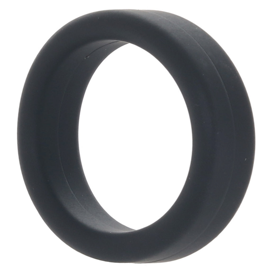 Soft Silicone C-Ring in Black Cock Rings