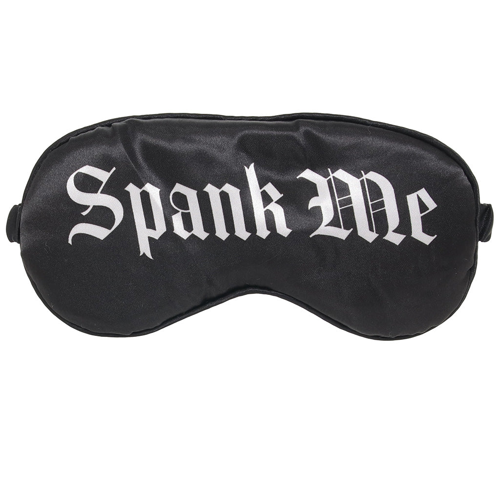 Ouch! Printed Satin Spank Me Blindfold Bondage and Fetish > Pleasure Masks and Dress Up Play