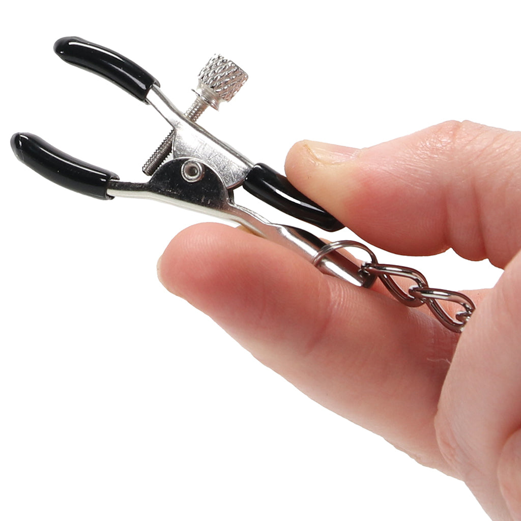 Sex & Mischief Chained Nipple Clamps Bondage and Fetish > Nipple Stimulators & Clamps