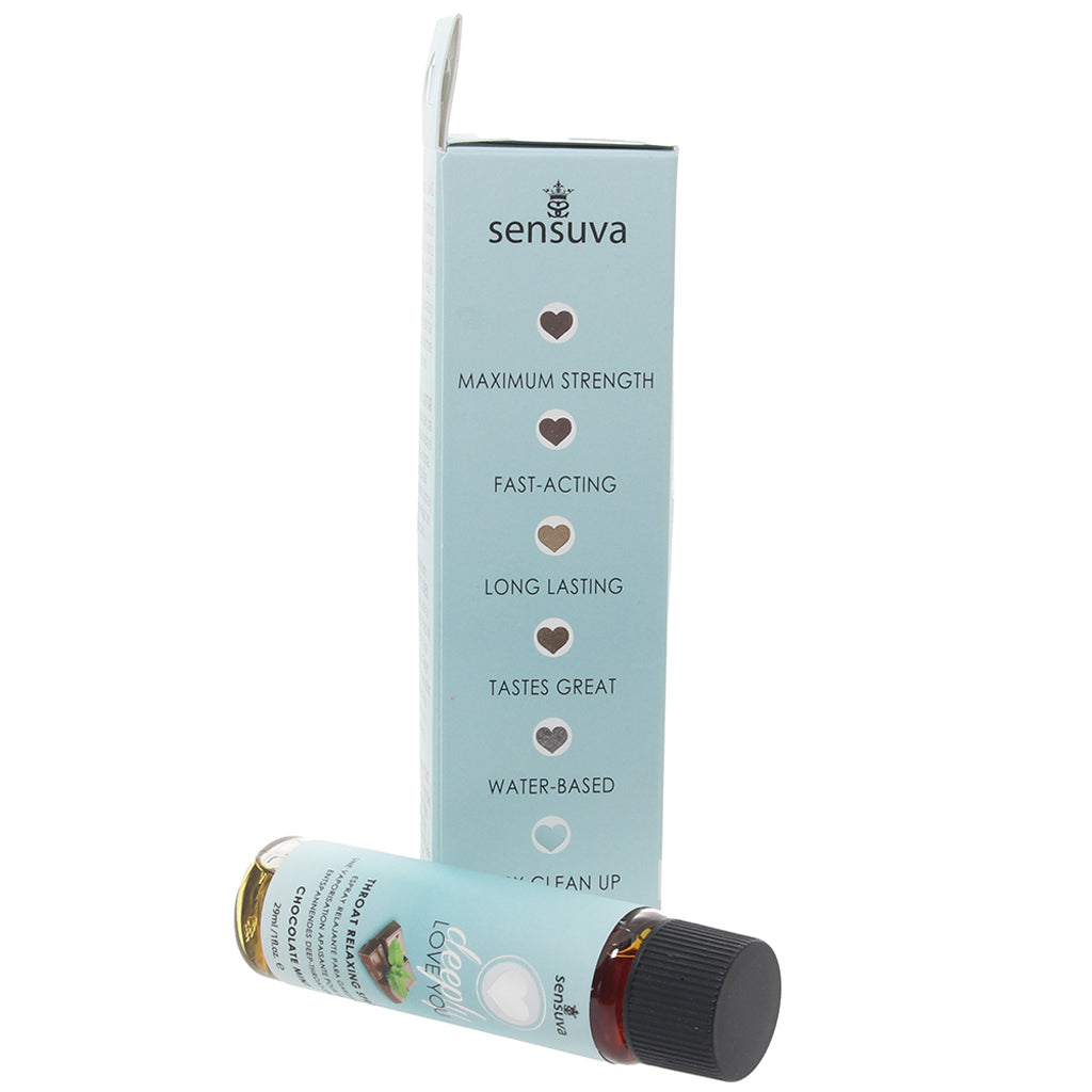 Deeply Love You Throat Relaxer 1oz/29ml in Chocolate Mint Lubes and Lotions > Sexual Stimulants