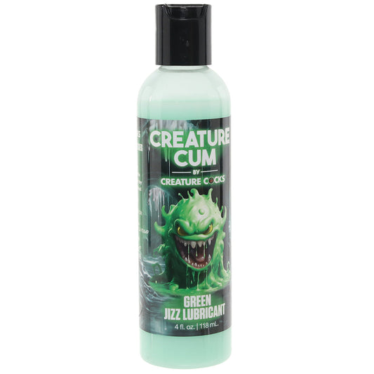 Creature Cum Water-Based Green Lube in 4oz/118ml Shop by Brand > Creature Cocks