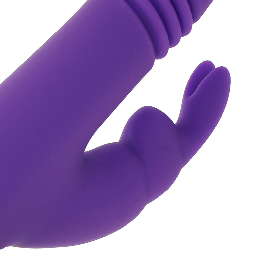 PinkCherry Thrusting Rabbit Vibe in Purple Vibrators > Rabbit Vibrators