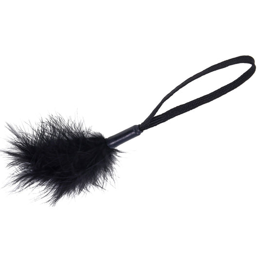S&M Peaches 'n CreaMe Wrist Feather Ticker in Black