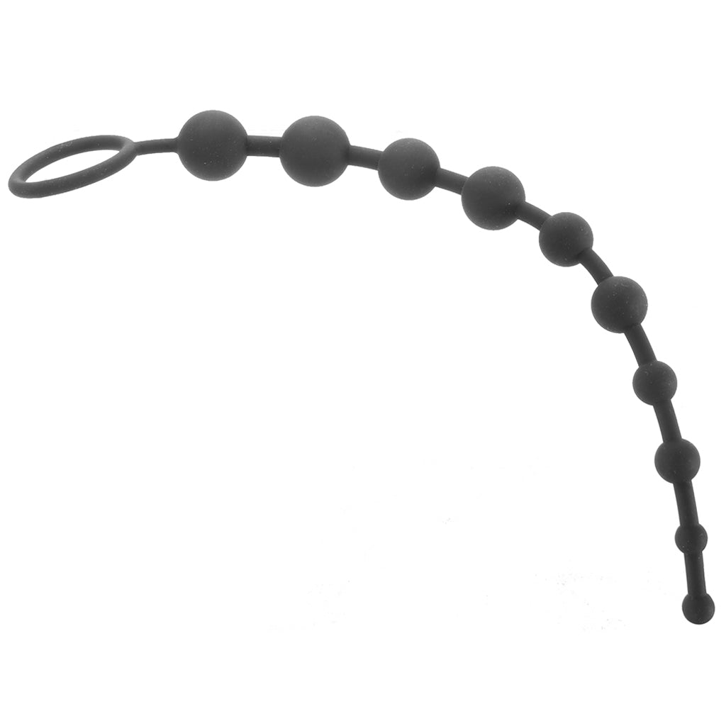 Anal Adventures Platinum Silicone Anal Beads Anal Sex Toys > Anal Beads