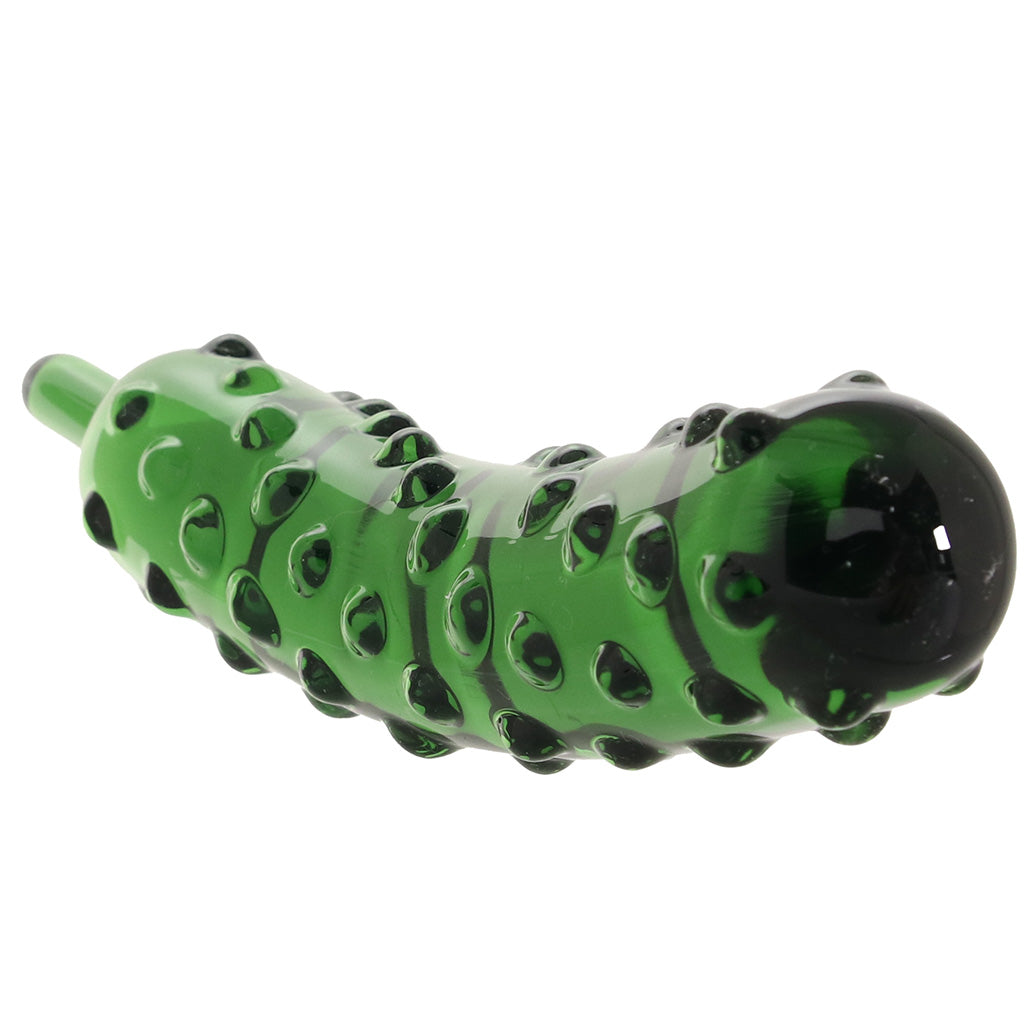 gläs Caressing Cucumber Glass Dildo Dildo Sex Toys > G-Spot Dildos