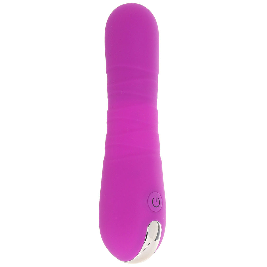 Bang! Thrusting Silicone Vibe in Purple Vibrators > G-Spot Vibrators
