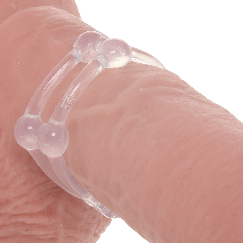 Alpha Liquid Silicone Double Stacker Rings Cock Rings