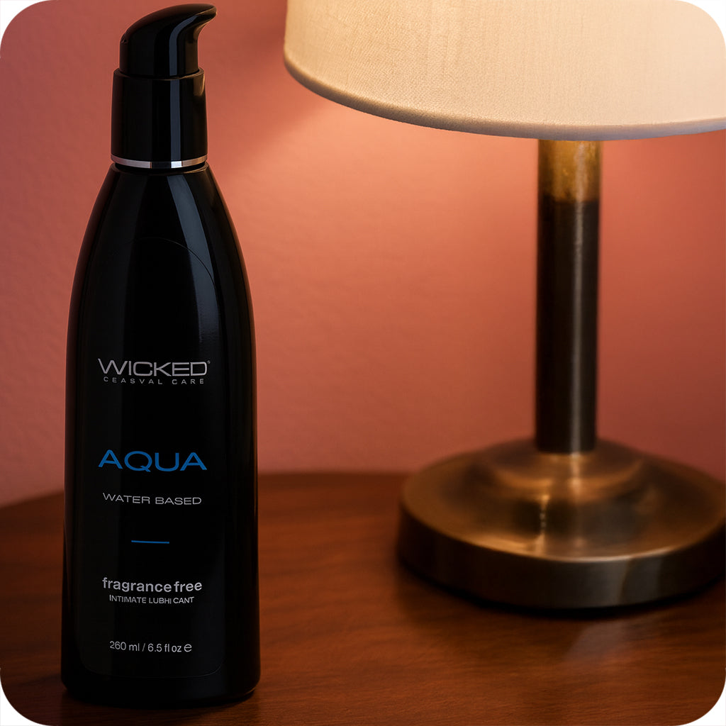 Aqua Fragrance Free Water Based Lube in 8.5oz/250ml Lubes and Lotions > Water Based Sex Lubes